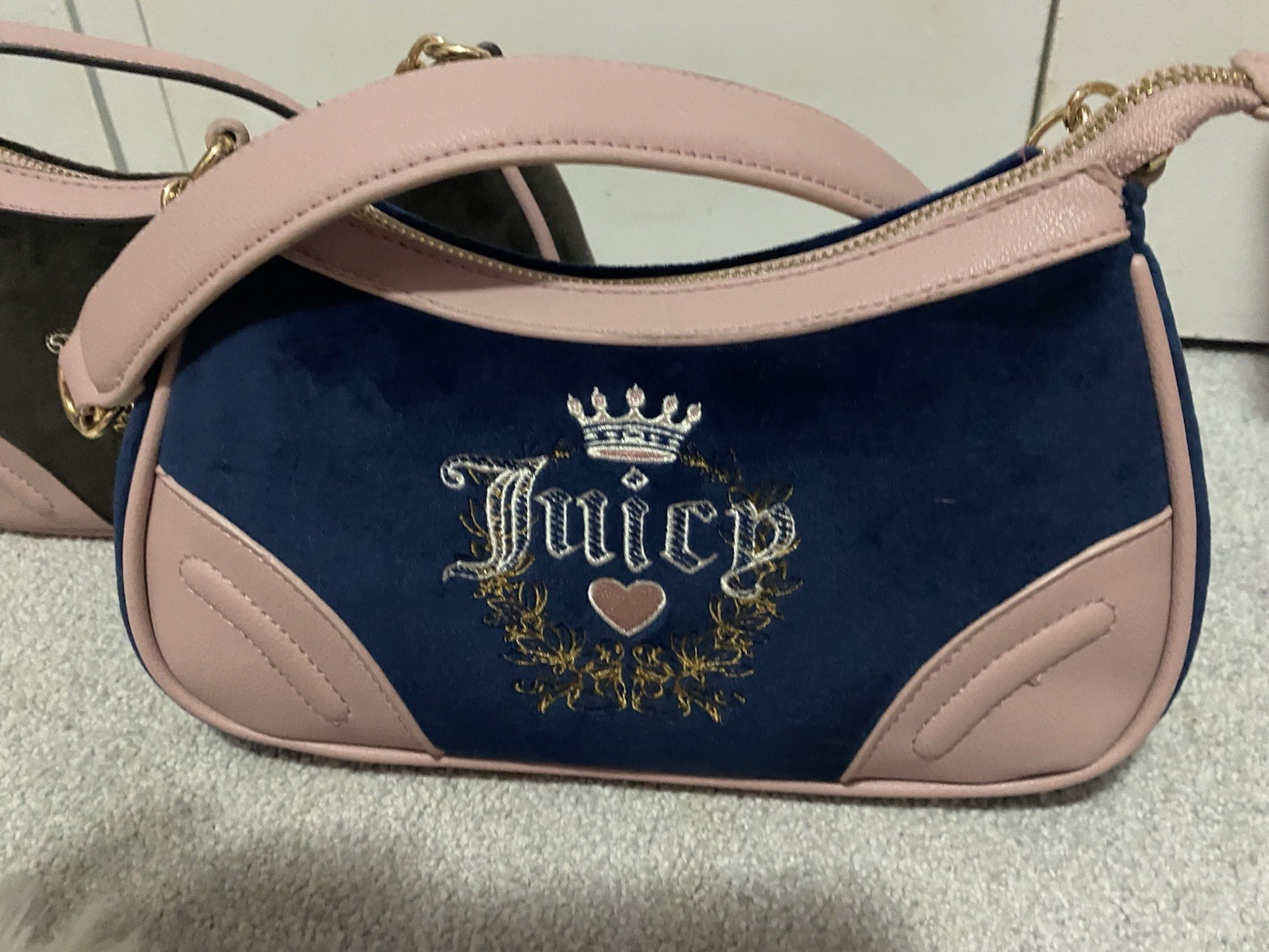Juicy Couture Heritage Velour Shoulder Bags X 3 image 2