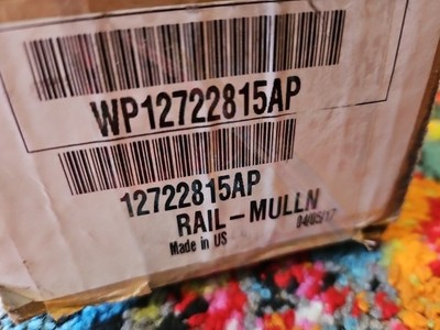 Genuine Whirlpool WP12722815AP Refrigerator Rail-Mullion – OEM Replacement Part