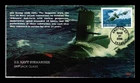 US COVER NAVY SUBMARINES SKIPJACK CLASS FDC USS SCAMP SSN-588 ALL OVER BGC