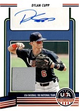 2023 Panini Stars & Stripes USA Baseball Dylan Cupp 18U National Team Signatures