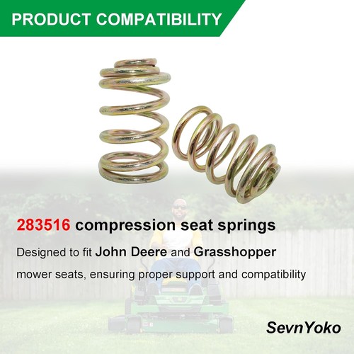 283516 Molle Sedile a Compressione Confezione da 2 Compatibili con John Deere e Cavalletta - Foto 3 di 6