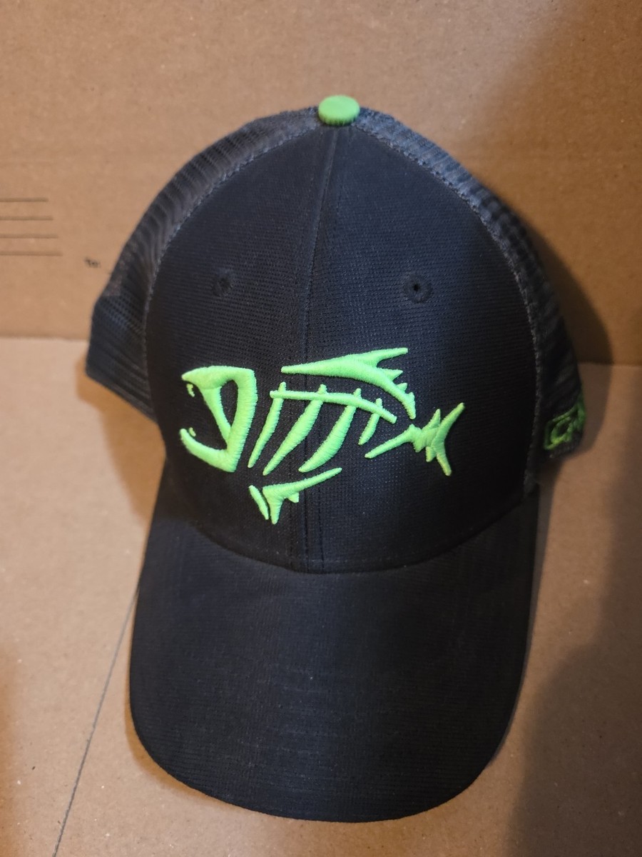 希少　正規品　G.Loomis Gルーミス キャップ スカルフィッシュ G. Loomis Fishing Hat Ripstop Trucker Snapback Mesh Neon Skeleton