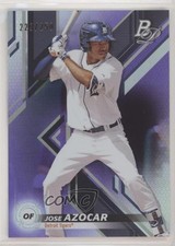2019 Bowman Platinum Wal-Mart Top Prospects Purple Foil 223/250 Jose Azocar 8d2