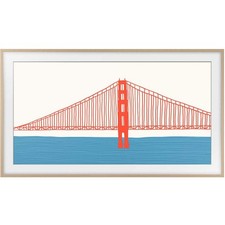 Samsung 55" The Frame Customizable Bezel - Modern Teak VG-SCFA55TKBZA