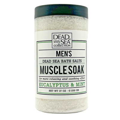 Dead Sea Collection Eucalyptus + Mint Men's Muscle Soak Bath Salts (37 oz)