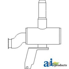 Muffler Compatible w/Ford New Holland Equipment - VPE8206