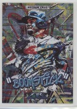 2017 Topps Fire Monikers Nelson Cruz #M-8 4r2