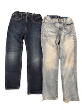 Pair Of Kids Gap Stretch Slim Denim Adjustable Jeans Size 8 Regular
