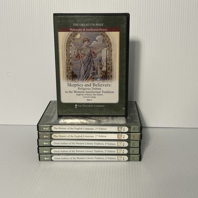 The Great Courses Audio CD lot 6- Mixed Religion English History Western Authors