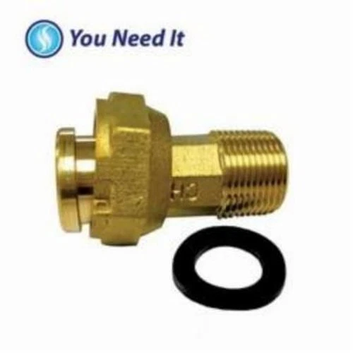 JONES STEPHENS M20075 COUPLING 3/4" CAST BRASS NPSM x NPT LEAD-FREE - Picture 1 of 7