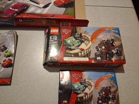 LEGO Cars 2 - 8638 Spy Jet Escape 9483 Agent Mater's Escape Empty Boxes W/manual