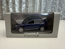 2003- Porsche Cayenne S,1:43 Scale Diecast, Blue, by Minichamps (b1)