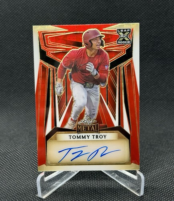 #ad #ad 2024 Leaf Metal TOMMY TROY GOLD VINYL AUTO 1 1 Diamondbacks #4 Prospect $99.99