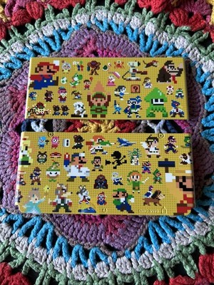 New Nintendo 3DS Faceplate ''Super Mario''  NES Style Link Wario Bowser Falco DK