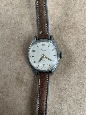 Kienzle Antimagnetic Vintage Manual Wind White Dial Small Seconds Leather