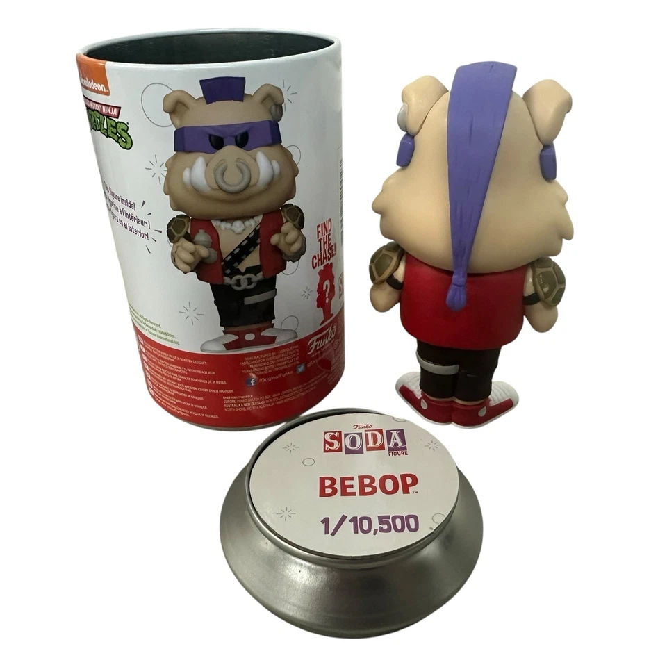 Bebop TMNT Teenage Mutant Ninja Turtles 2020 Funko lata de refresco común Foto 2 de 4