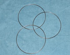 Metal rings 6 diameter Three rings Craft supply Craft rings