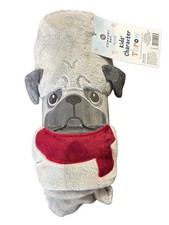 Children  s Blanket 40x50 Dog Pup Buddy Kids Character Throw Embroidered Bulldog