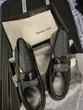 Massimo Dutti Mocasin Adorno Piel Craquelade Men's  shoe UK size 5, US 7.5, EU38