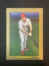 Chase Utley 2006 Topps Turkey Red #489 Gold Border SP