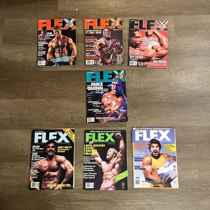 Flex Magazine Lot Of 7 1980’s