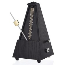 Mechanical Metronome High Precision Track Beat for Piano Ebony Color