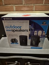 YAMAHA NS-AW150 All-Weather Indoor/Outdoor 2-Way Speakers - Black ... NEW