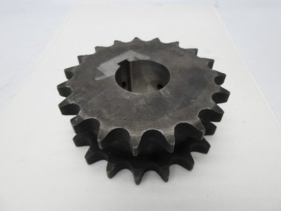 Martin DS60A19 Double Single Reborable Roller Chain Sprocket - NEW OLD STOCK