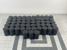 Lot of 53qty of Black 35mm Empty Film Canister with Black lid