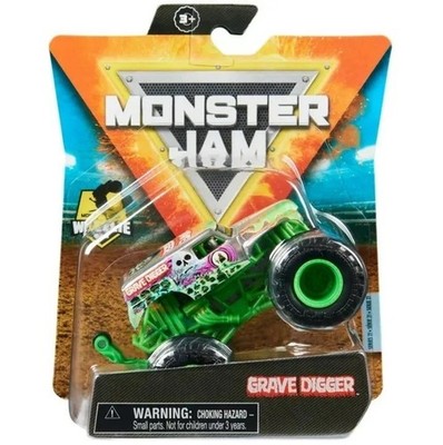 GRAVE DIGGER Series 21 Monster Jam Spin Master Trucks Car Auto 1:64 scale