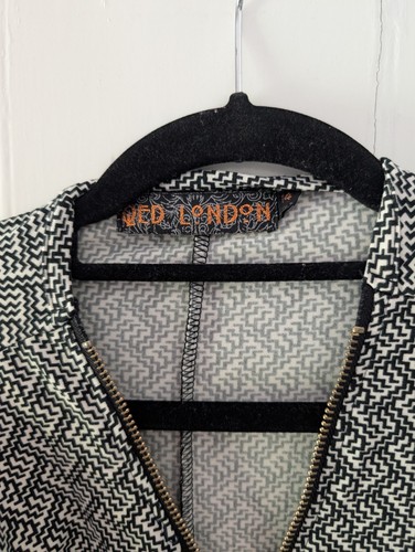 QED London Dress Size 14 Black And White - Picture 6 of 7