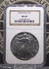 1995 American SILVER Eagle $1 NGC MS69 #014 East Coast Coin & Collectables, Inc