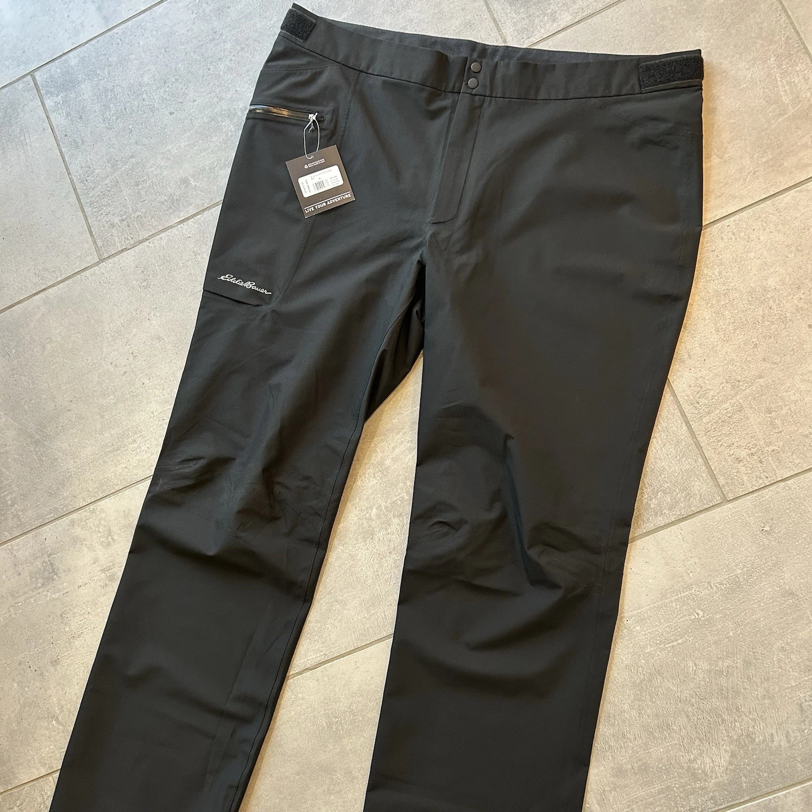 Eddie Bauer WT Cloud Cap Stretch Rain BLCK XL MSRP $149 NWT Women's Rain Pants