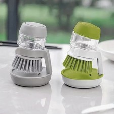 Image of Soap Dispenser, Dishwashing Brush, Home Kitchen Cleaning Brush with Holder
