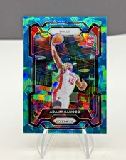 2023-24 Panini Prizm Adama Sanogo Rookie #286 Teal Ice Prizm Bulls /225 SP RC