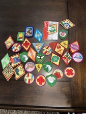 Lot 33 Girl Scout Brownie Cadette Daisy Junior Badges Journey Awards Patches 6