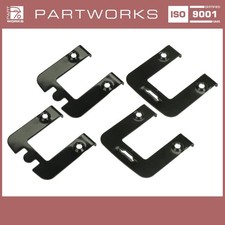 4x Federblech Bremsbelag für PORSCHE 911 930 3.3 turbo Bremssattel HINTEN SET