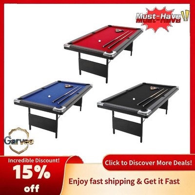 Height Adjustable 7FT Folding Pool Table for Home Game Room Basement Portable