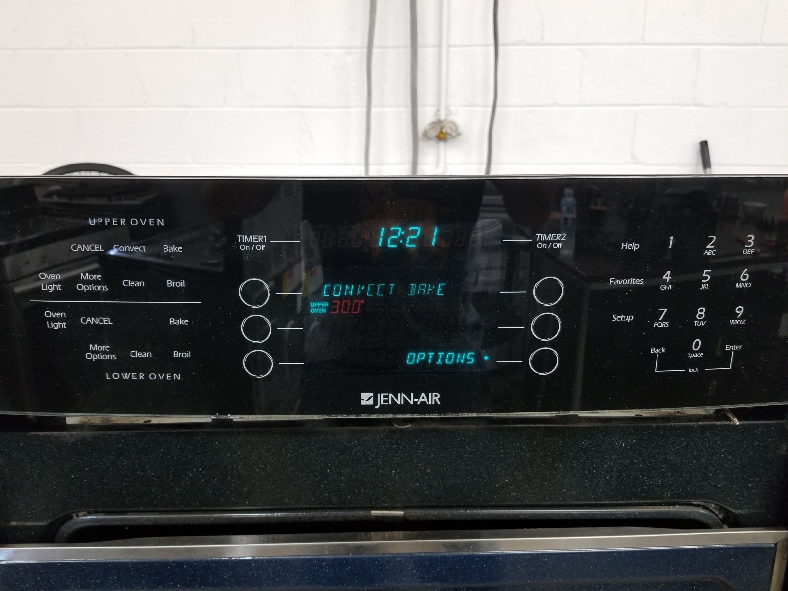 Genuine JENN-AIR Double Oven 27" Touch Panel ONLY# 74008502 (Board Not Included)