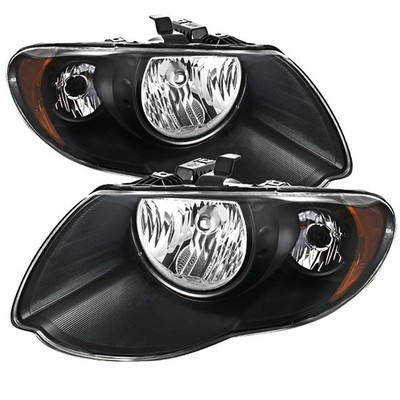 xTune Auto 9025273 Crystal Headlights Black/Clear