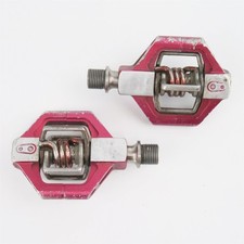 Crank Brothers Pedali Caramelle Clipless Titanio Rosso 9/16" Lega 263g