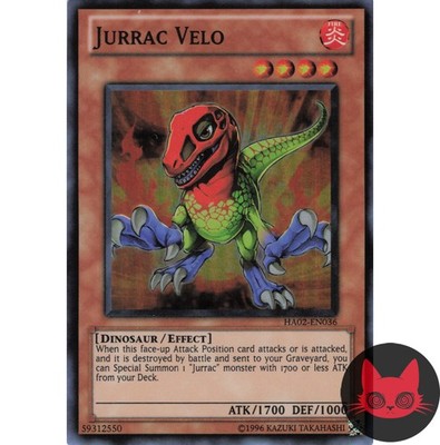 Yugioh Jurrac Velo HA02-EN036 Super Rare NM
