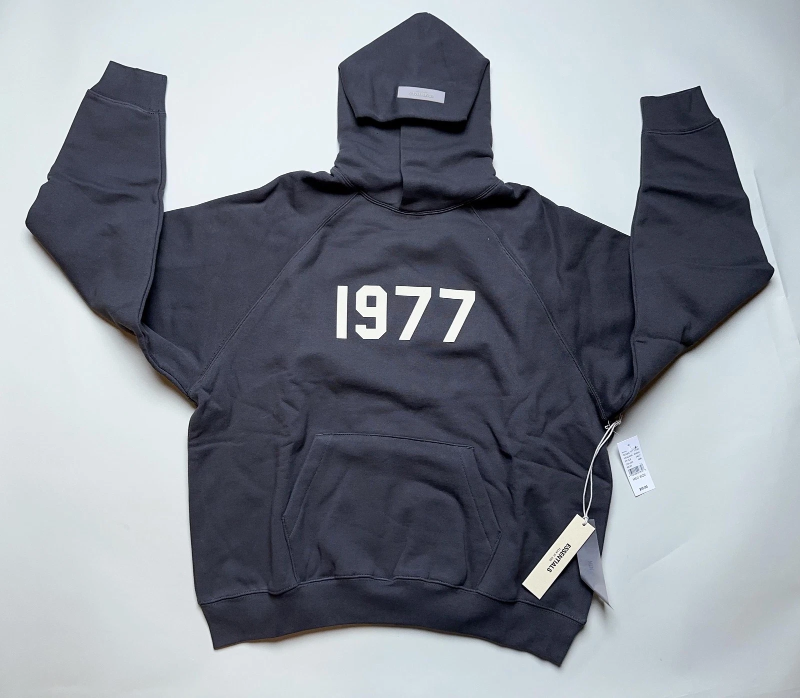 Felpa con cappuccio Fear of God Essentials uomo media 1977 pullover pile streetwear