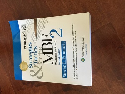 Strategies & Tactics for the MBE 2, Second Edition (Emanuel Bar Review Serie...