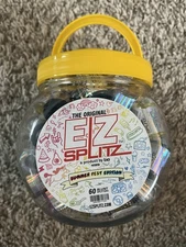 EZ SPLITZ CIGARILLOS SPLITTER BRAND NEW JAR OF 60 CUTTERS Summer Fest Edition !
