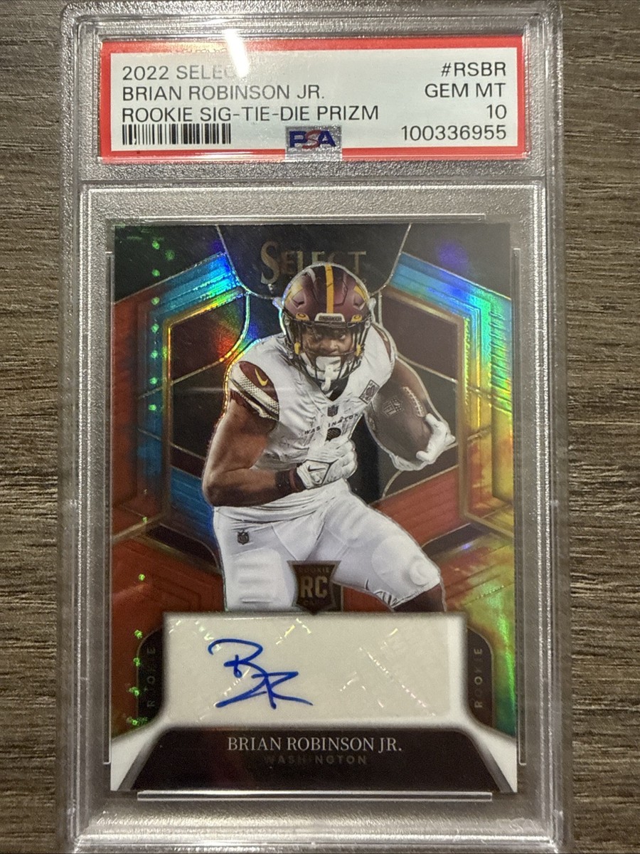 2022 Panini Select - Rookie Signatures Brian Robinson Jr. #RS-BR