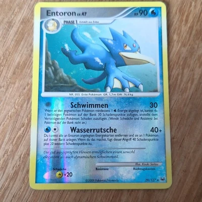 Pokémon TCG Entoron 29/127 Platin Holo Deutsch 90 KP 2009 Phase 1 - Bild 1 von 2
