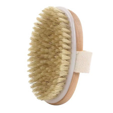Dry Skin Body Massage Brush Natural Bristle Dead Skin Remover anti Cellulite Exf