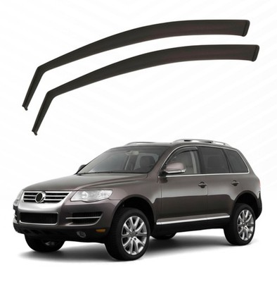 Modifycar Luftabweiser Für VW Touareg 7L 2003-2010 Schwarz Rauch Front