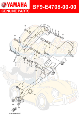#ad Yamaha PROTECTOR ASSY BF9 E4708 00 00 OEM NEW $102.20